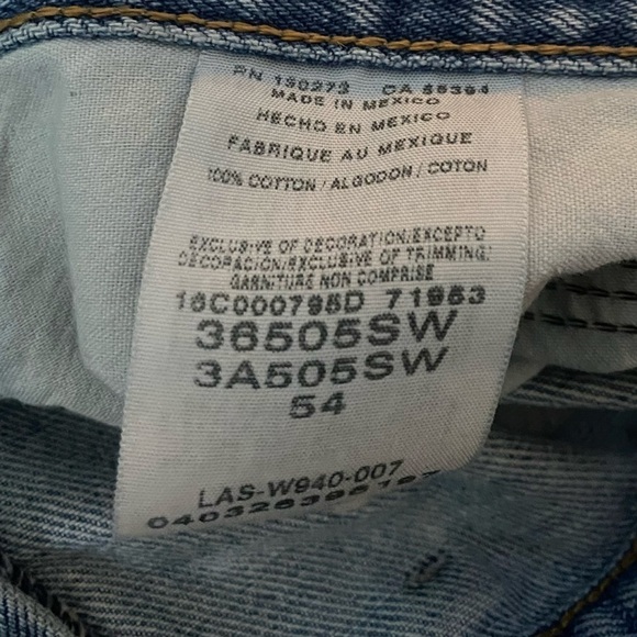 Wranglers Plus Size Mens Retro Style Light wash Denim Shorts (unisex) - Picture 4 of 11